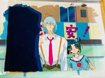 마스터 모스키튼 셀화와 원화와 레이아웃