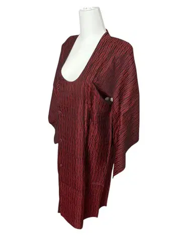 순수 실크 일본 의류 코트 겉옷 도행 코트 단  62