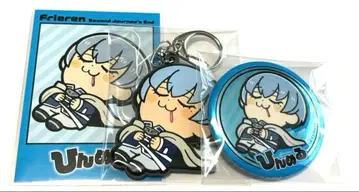 장송의 프리렌 오오카와 부쿠부 메탈릭 캔뱃지 러버 키링 힘멜