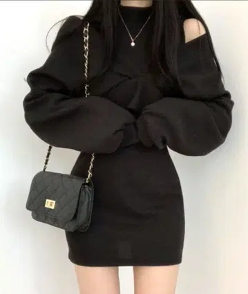 오픈 숄더 원피스 Riff ZOZOTOWN