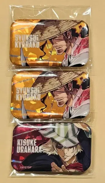 BLEACH 배지 쿄라쿠 슌스이 우라하라 키스케