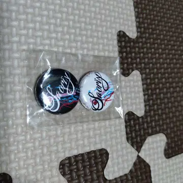 배지 세트 블랙 화이트 2가지 색상