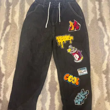 A.T.C. 블랙 데님 팬츠 L 사이즈