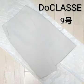 DoCLASSE 캐시미어 혼방 울 리버스 스커트 9호 아이보리