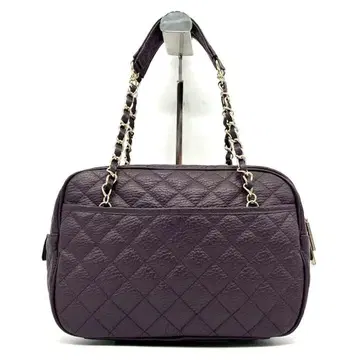 컨디션 최상 나가타니 퀼팅 체인 숄더백 가죽