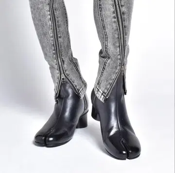 endevice 천연 가죽 타비 부츠 size:40 25cm