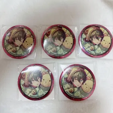 테디베어 캔뱃지