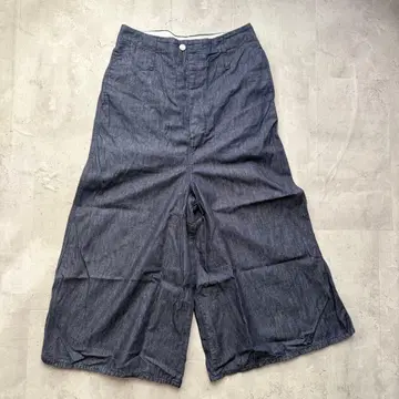 [ ZUCCA ] 인디고 데님 와이드 팬츠 M 사이즈