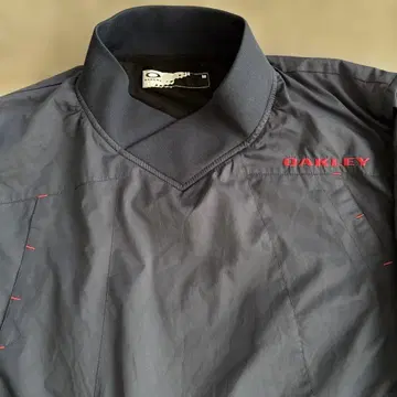 Oakley 골프 남성용 네이비 나일론 안감 풀오버