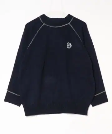 My sugar Babe 컬러 스티치 니트 M 사이즈 네이비