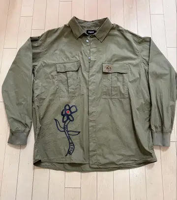 Desigual 포켓 오버 사이즈 오버 셔츠