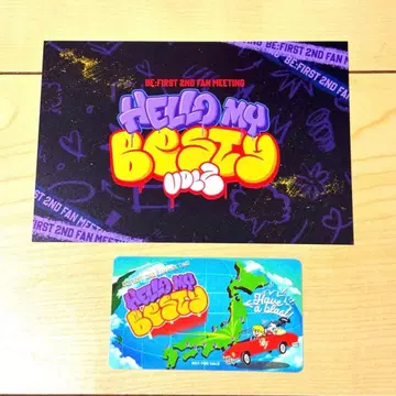 BE:FIRST Hello My BESTY 엽서&스티커