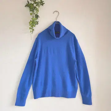 캐시미어 스웨터 터틀넥 타카시마야 L 사이즈