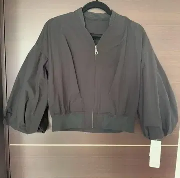 벌룬 슬리브 블루종