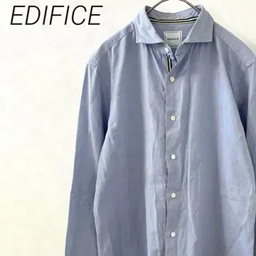 EDIFICE 셔츠 긴팔 무지 심플 캐주얼 수트