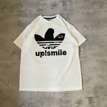 UP SMILE 업스마일 T셔츠 화이트
