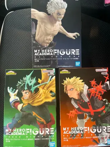GiGO 한정 나의 히어로 아카데미아 이즈쿠 카츠키 올포원 3체 세트