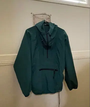 L.L.Bean 다크 그린 아노락 후드티