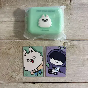 뿔바투 실리콘 파우치 용몬 혜택 트레이딩 카드 2장