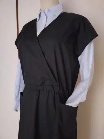 핸드메이드 폴리에스테르 블랙 카슈쿨 원피스/오버롤 스커트