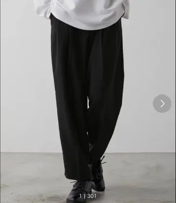 [ CLEL ] TR Loose Tapered Slacks