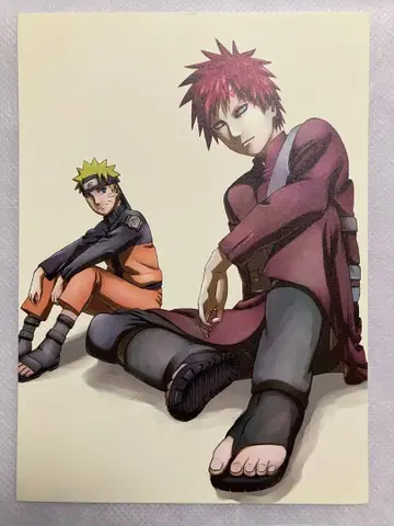 NARUTO 엽서 우즈마키 나루토 가아라