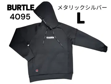 BURTLE 4095 에어 테크 후디 메탈릭 실버 L