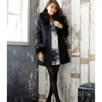 rienda 허리 턱 코쿤 코트