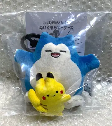 포켓몬 센터 봉제 인형 키케이스 도망 피카츄 카비곤