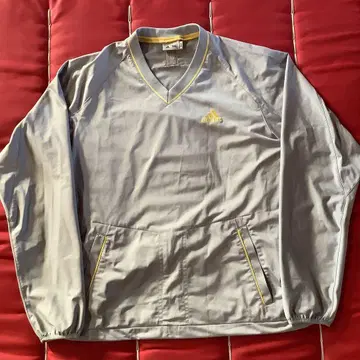 adidas 그레이 V넥 자켓