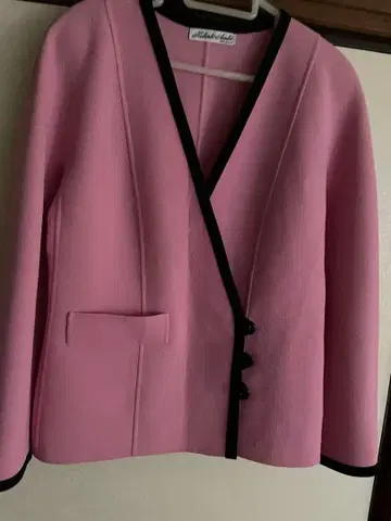 Roberto Avolo 핑크 노카라 자켓