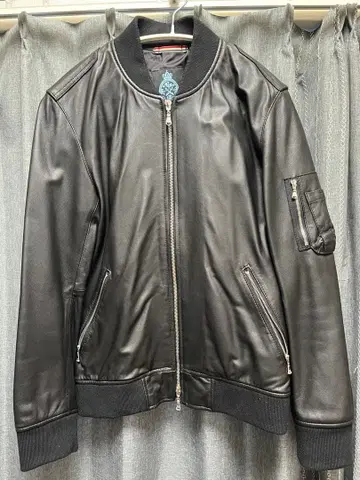 길드 프라임 GUILD PRIME 가죽 MA-1 블랙