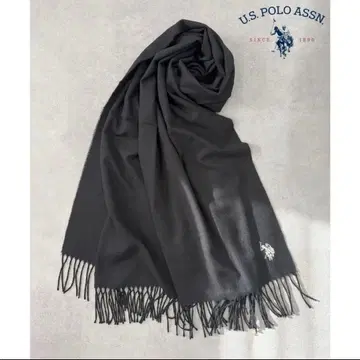 U.S. POLO ASSN. 머플러 스톨 블랙 미사용