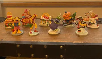 맥도날드 크리스마스 오너먼트 8체 세트 피규어