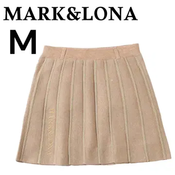MARK&LONA M 플리츠 스커트 마크앤로나 스커트 2024 라메 니트