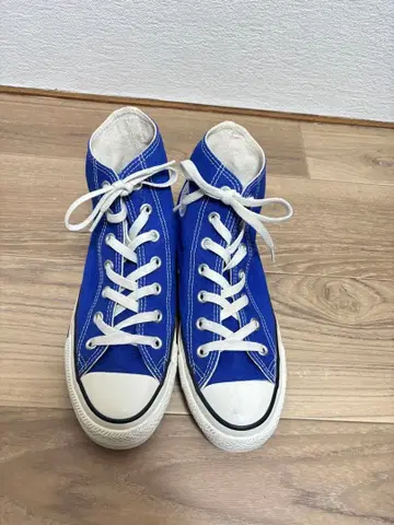 24cm 컨버스 하이컷 파랑 5.5 여성용
