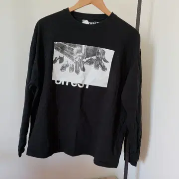SixTONES 롱 T셔츠 블랙 컬러 빅 사이즈