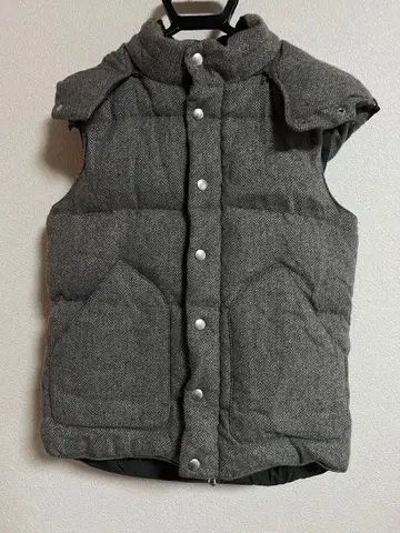 GREEN LABEL RELAXING 다운 베스트 S 사이즈 그레이