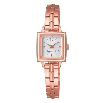 미사용품 agnis b. 멀티 여성용 수량 한정 핑크 골드