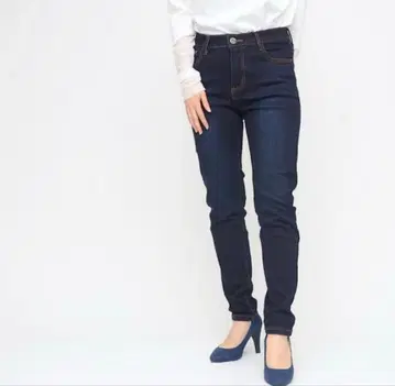 PRAIA 프라이아 폭난 하이텐션 스트레치 스키니 인디고 데님