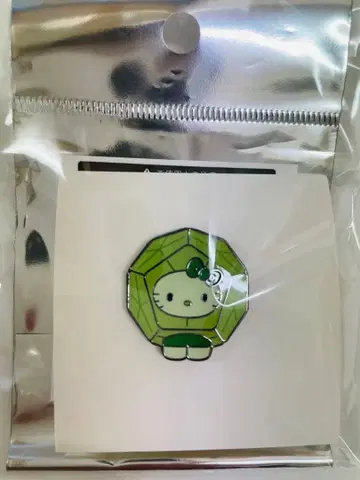 오사카 만박 헬로키티 Algae x Hello Kitty 핀 배지