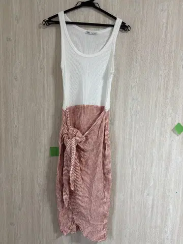 ZARA 슬리브리스 원피스 S 사이즈 리조트