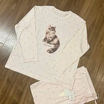 [ 당일 발송 ] 젤라또피케 상하의 세트 고양이 긴팔