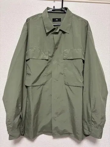 HARE 올리브 그린 긴팔 셔츠 L