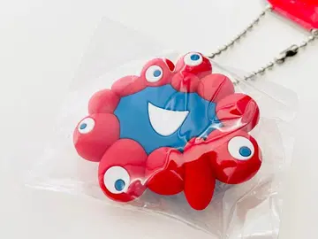 키링 러버 입체 볼체인 미야쿠미야쿠 얼굴 페이스 키링
