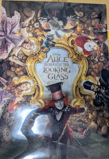 앨리스 인 원더랜드 클리어 포스터 31.5 56.5 돌돌 말아 발송