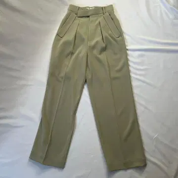 Wai+라이트 그린 슬랙스