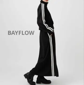 새상품급 BAYFLOW 셋업 저리 스커트 트랙 자켓