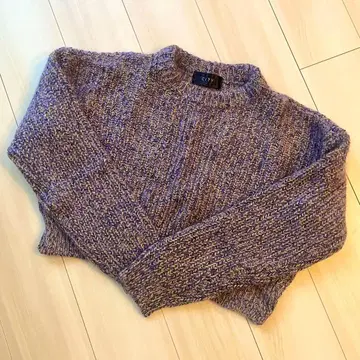 CITY* 컬러 모헤어 니트탑 (마블)