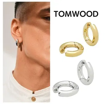 톰우드 ] 청키 후프 미디엄 (귀걸이/실버)